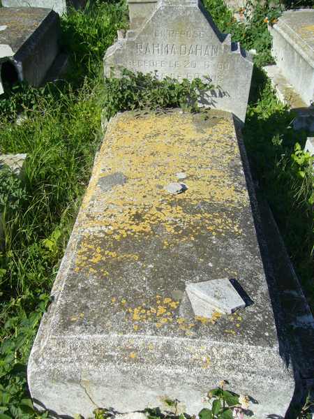 Grabstein von DAHAN Rahma