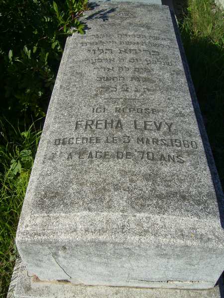 Stèle de LEVY Freha