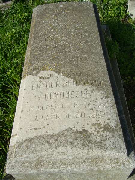 Grabstein von BENDAVID OUYOUSSEF Esther