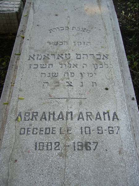 Estela de ARAMA Abraham