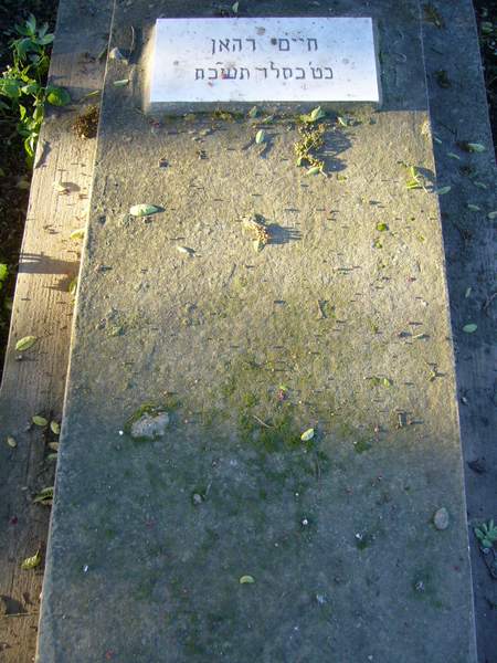 Grabstein von DAHAN Haim
