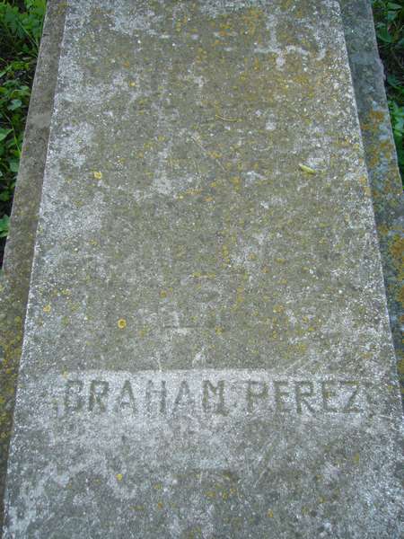 PEREZ Abraham 的墓碑