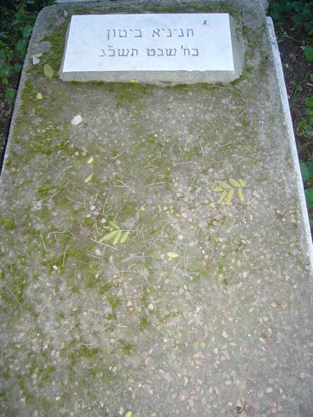 Grabstein von BITTON Hanania