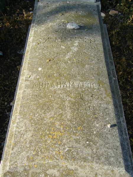 Tombstone of ACOCA Abraham