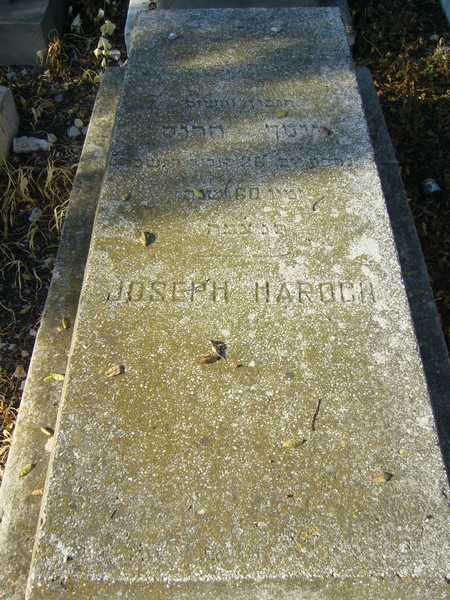 מַצֵּבה פון HAROCH Joseph
