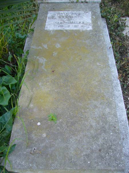 Lápide de MALKA Isaac