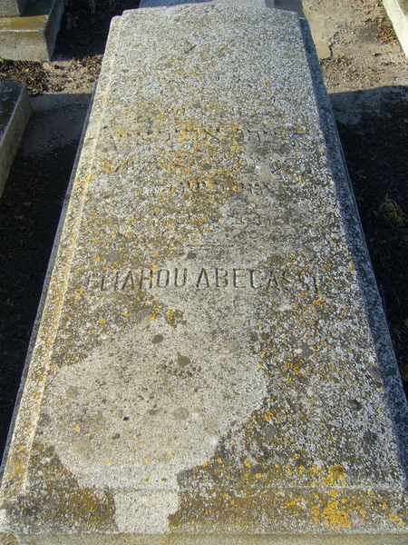 Tombstone of ABECASSIS Eliahou