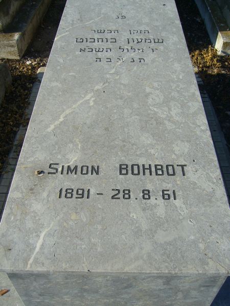 Grabstein von BOHBOT Simon