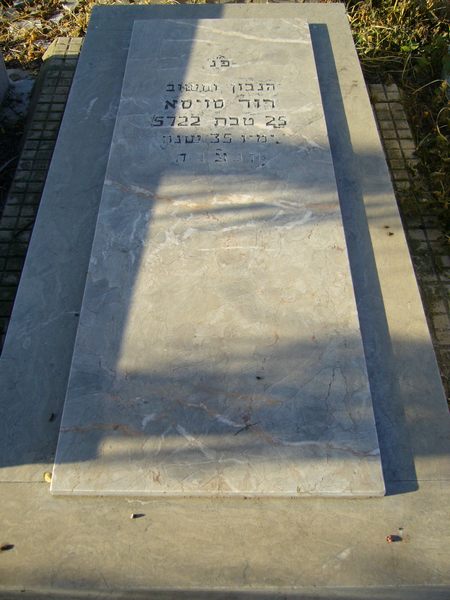 Tombstone of SUISSA David