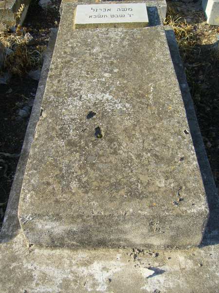 Tombstone of ABERGEL Moshe