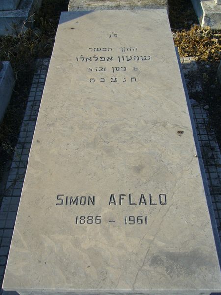 Tombstone of AFLALO Simon