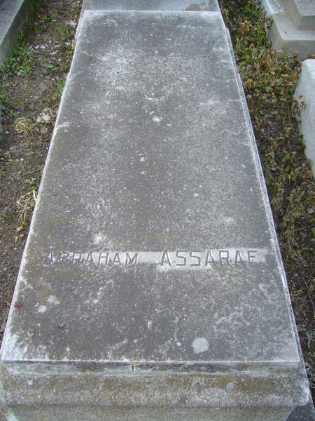 מַצֵּבה פון ASSARAF Abraham