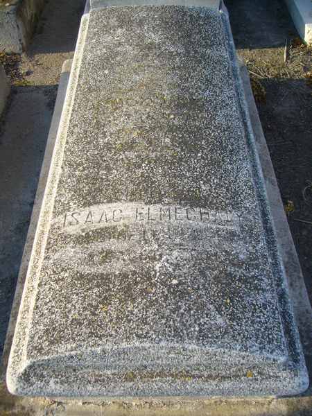 Stèle de ELMECHALY Isaac