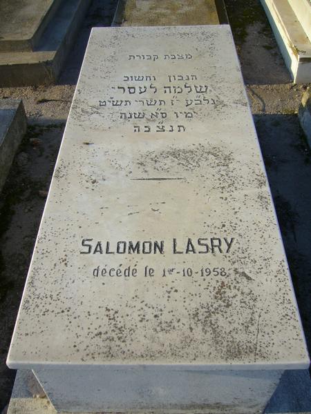 Stèle de LASRY Salomon
