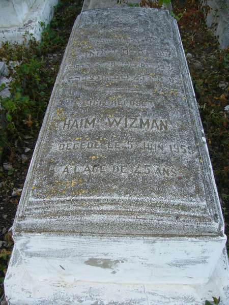 WIZMAN Haim 的墓碑