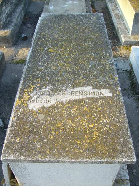 מצבת BENSIMON Charles