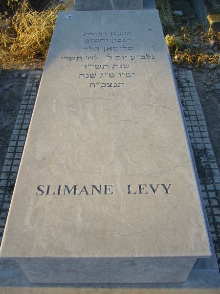מַצֵּבה פון LEVY Slimane