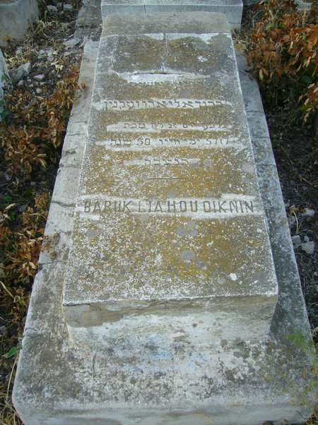 Tombstone of OIKNIN Baruk Liahou
