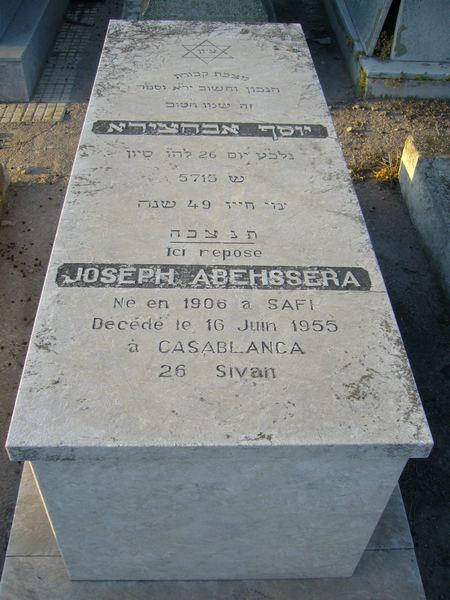 Tombstone of ABEHSSERA Joseph