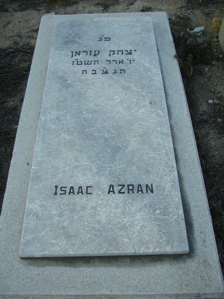 AZRAN Isaac 的墓碑