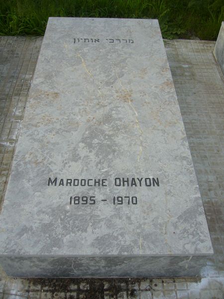 Stèle de OHAYON Mardoche