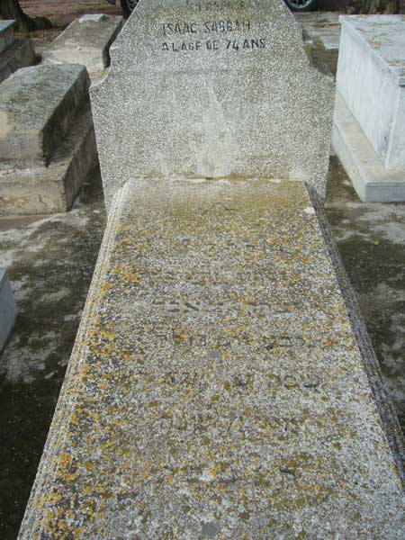 Tombstone of SABBAH Isaac