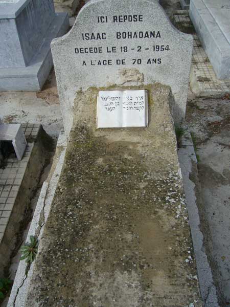 Estela de BOHADANA Isaac