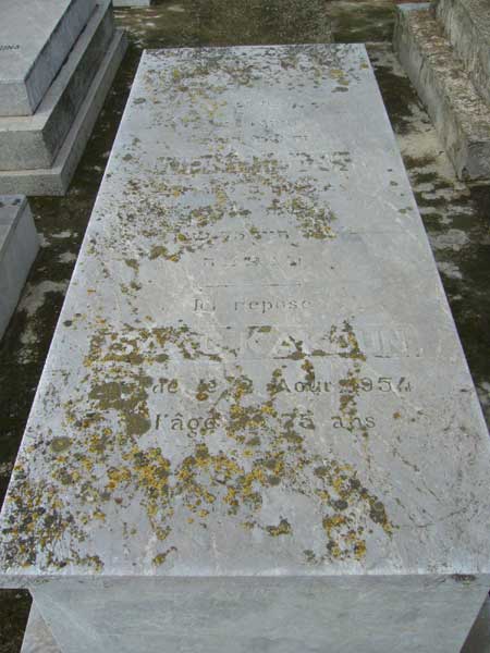 Grafsteen van KAKOUN Isaac