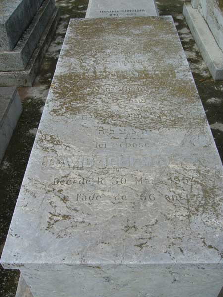 Lápide de MALKA David Ighi