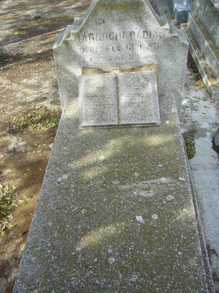 Tombstone of AZOULAY Mardoché