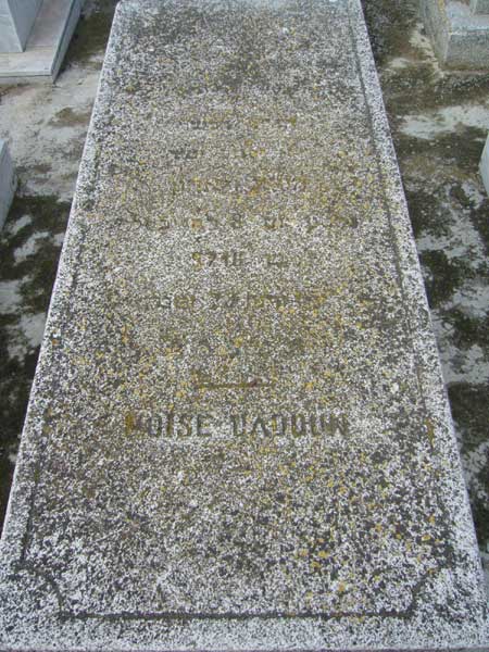 Grafsteen van DADOUN Moise