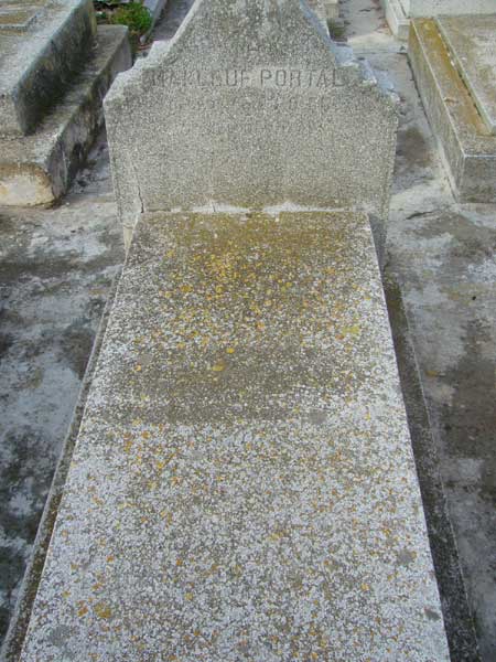Stèle de PORTAL Maklouf