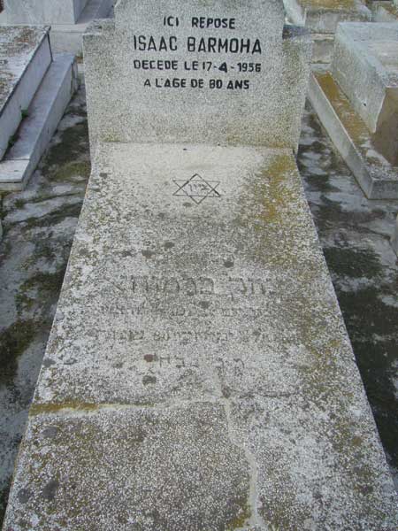 Grabstein von BARMOHA Isaac