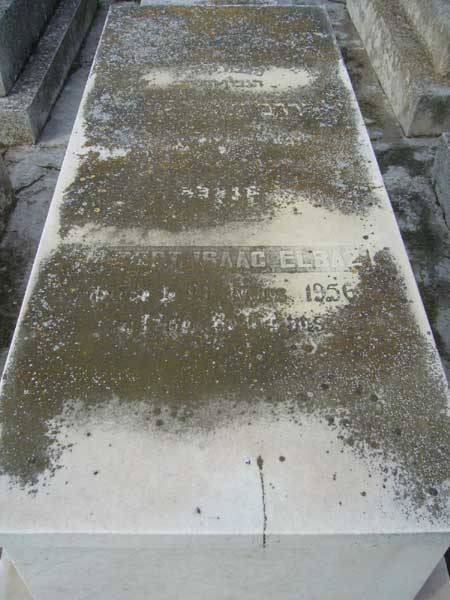 Stèle de ELBAZ Albert Isaac