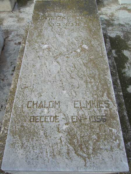 ELMKIES Chalom 的墓碑