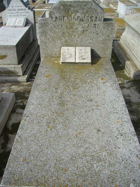 Tombstone of SOUSSAN Aaron