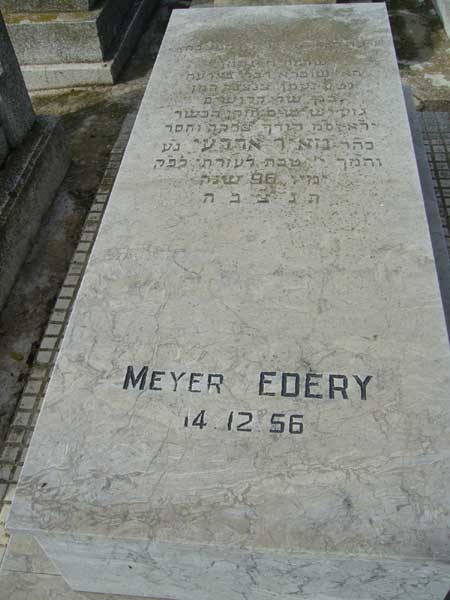 Stèle de EDERY Meyer
