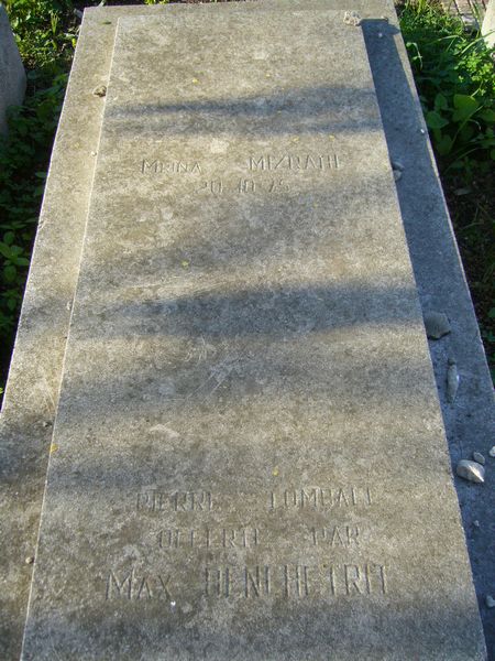 Tombstone of MIZRAHI Mrina