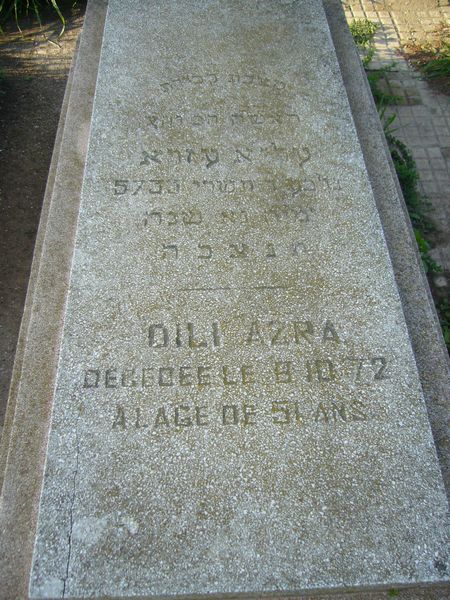 Tombstone of AZRA Oili Alia