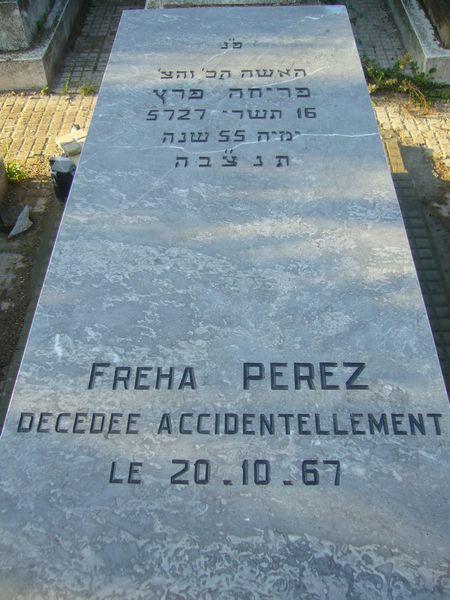 PEREZ Freha 的墓碑
