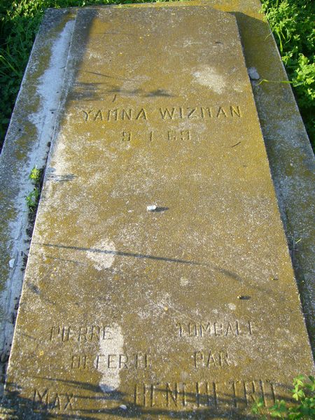 Stèle de WEIZMAN Yamna
