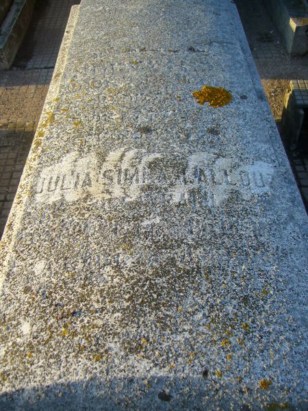 Stèle de LALLOUZ Julia Simha