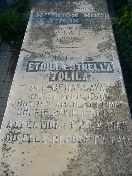 מַצֵּבה פון TOLILA Etoile Estrella
