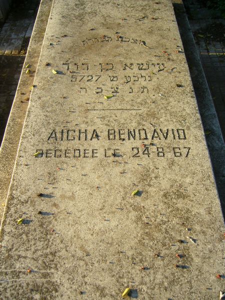Надгробие BENDAVID Aicha