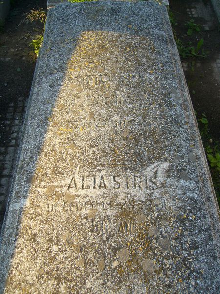 Tombstone of STRISH Alia