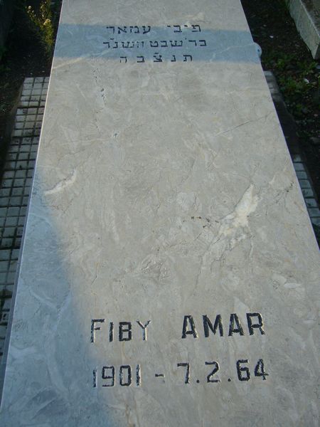 Tombstone of AMAR Fiby