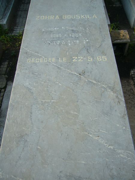 BOUSKILA Zohra 的墓碑