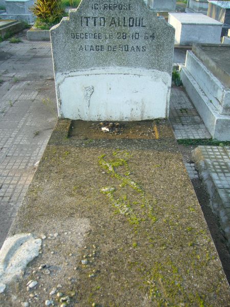 Grafsteen van ALLOUL Itto