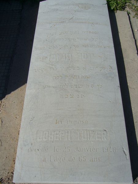 Grabstein von TUIZER Joseph