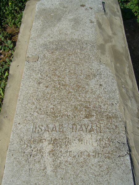 Grabstein von DAYAN Isaac